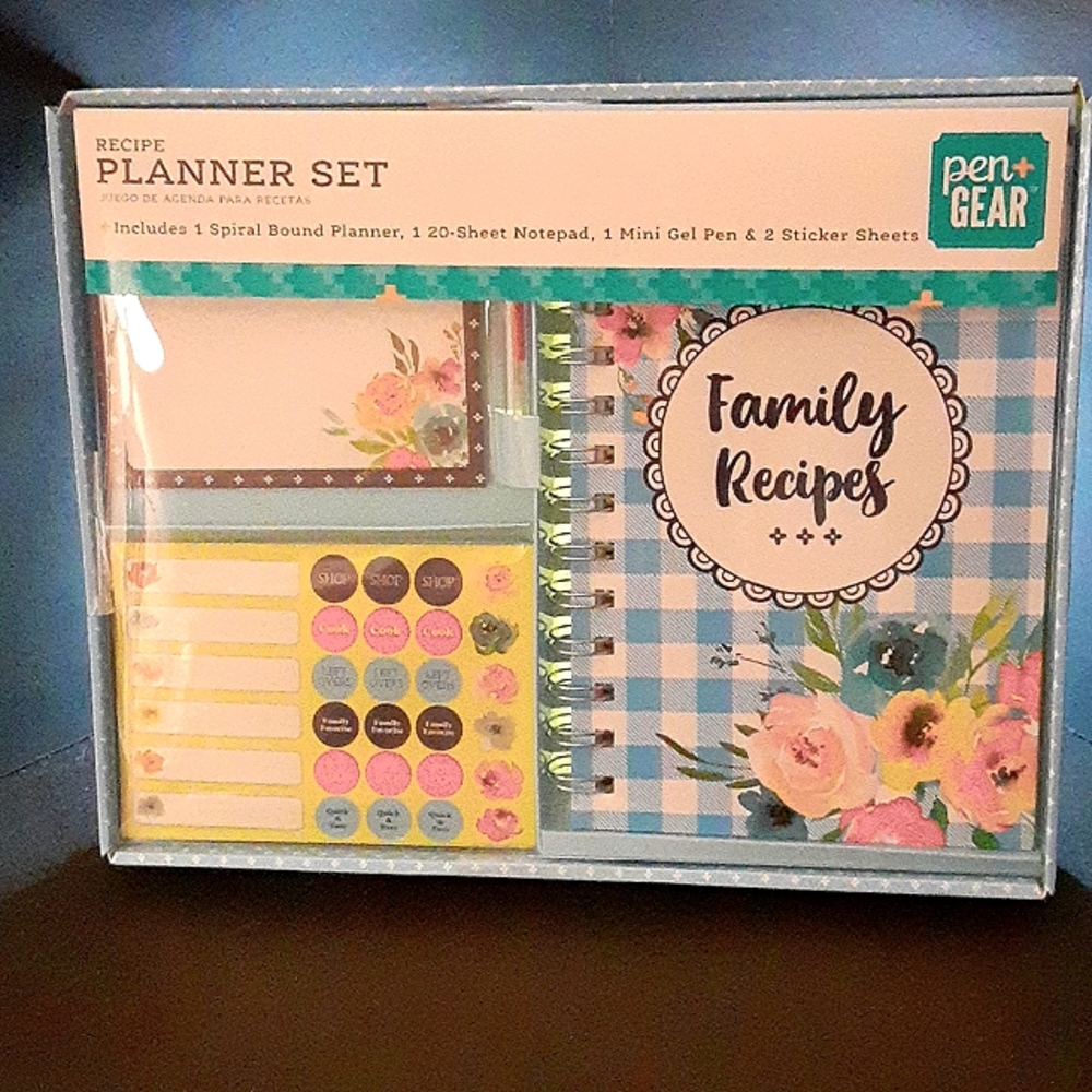 Planner set for recipes